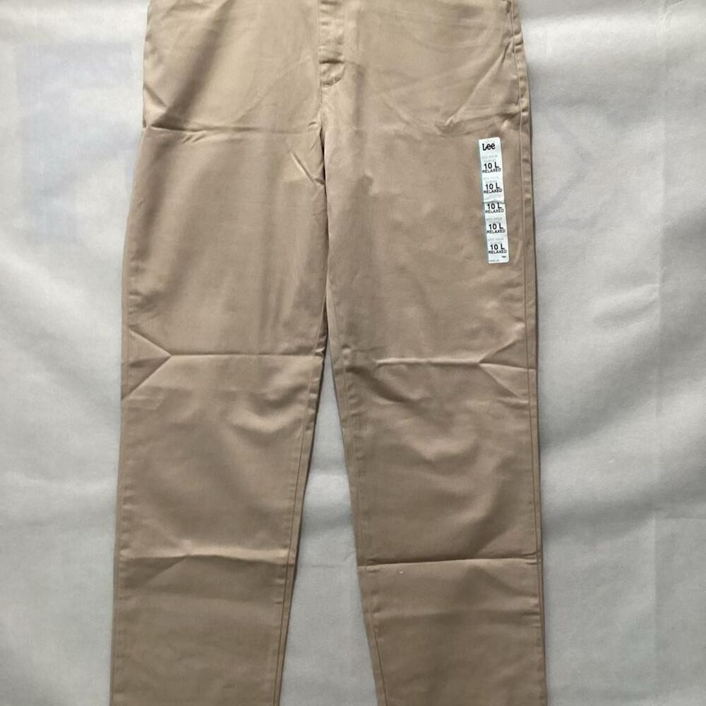 Lee Women's Tan relax fit  Trousers size 10 L